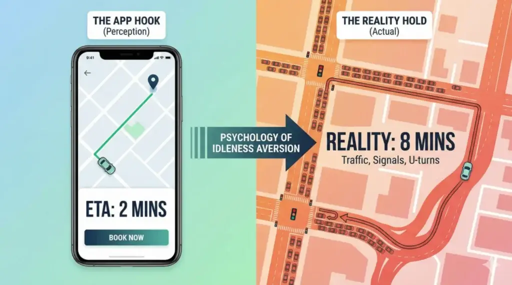 Ubers ETA is Psychologically Engineered