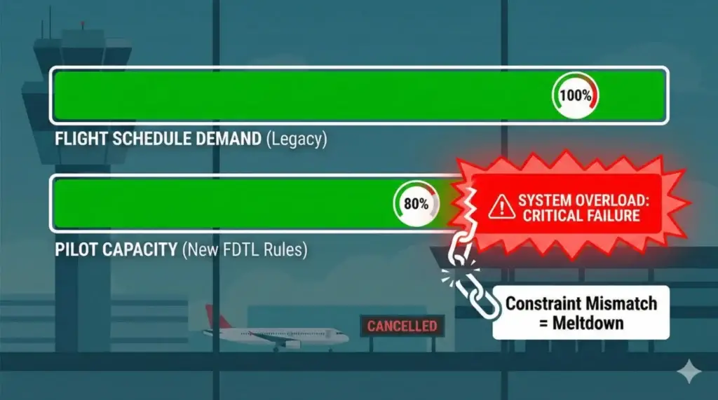 The Legacy Code Trap: Why New Rules Crashed India's Biggest Airline