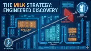 The Milk Strategy: Designing User Flows for Discovery, Not Just Speed